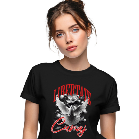 Animale - Tricou Femei, Barbati, Copii, Fata, Baiat, Unisex Personalizat Porumbel Alb cu Aripi Imense - Simbol al Purității și Libertății pentru Cadouri Personalizate