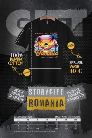 Tricou Femei, Barbati, Copii, Fata, Baiat, Unisex Personalizat Cadou Personalizat Plajă Tropicală – Amintiri Unice pentru Familie & Prieteni [3]