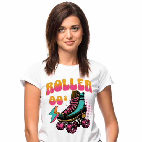 Tricouri - Tricou Femei, Barbati, Copii, Fata, Baiat, Unisex Personalizat Role Colorate pentru Copii – Patine Sportive Personalizate și Distracție Roller