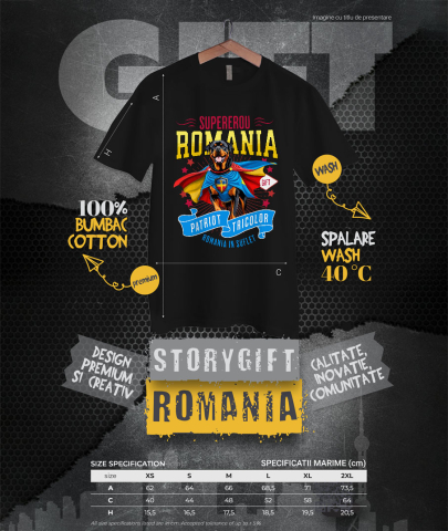 Tricou Femei, Barbati, Copii, Fata, Baiat, Unisex Personalizat Rottweiler în Costum de Căpitan România – Cadou Personalizat pentru Iubitorii de Câini [3]