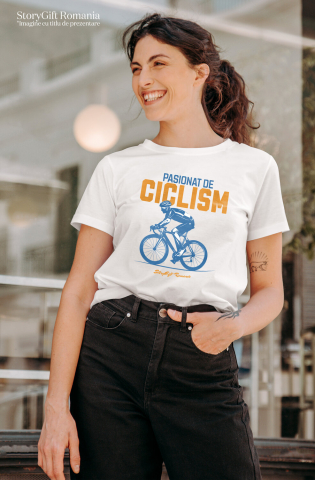 Tricou Femei, Barbati, Copii, Fata, Baiat, Unisex Personalizat Siluetă Bărbat Bicicletă – Ciclism Profesionist & Sport de Performanță [1]