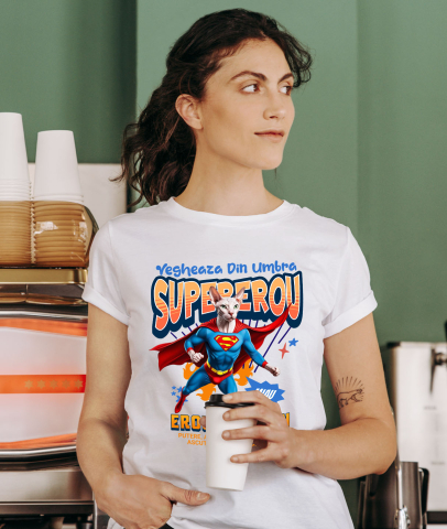 Tricou Femei, Barbati, Copii, Fata, Baiat, Unisex Personalizat Pisică Sphynx Supererou – Design Personalizat pentru Iubitorii de Animale și Familie [1]