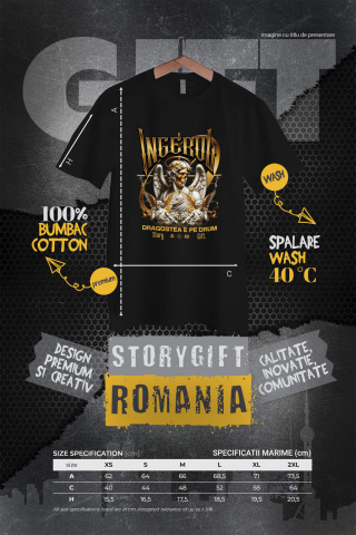 Tricou Femei, Barbati, Copii, Fata, Baiat, Unisex Personalizat Statuie Înger Cu Aripi și Trompete - Cadou Personalizat Dragoste | Valentine's Day [3]