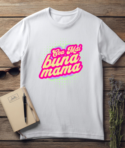 Tricou Femei, Barbati, Copii, Fata, Baiat, Unisex Personalizat Cadou Personalizat „Cea Mai Bună Mamă” | Mesaje Iubitoare pentru Mama și Familie [2]