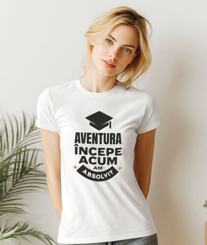 Tricou Femei, Barbati, Copii, Fata, Baiat, Unisex Personalizat Toca Absolvire | Cadou Personalizat pentru Absolvenți [1]