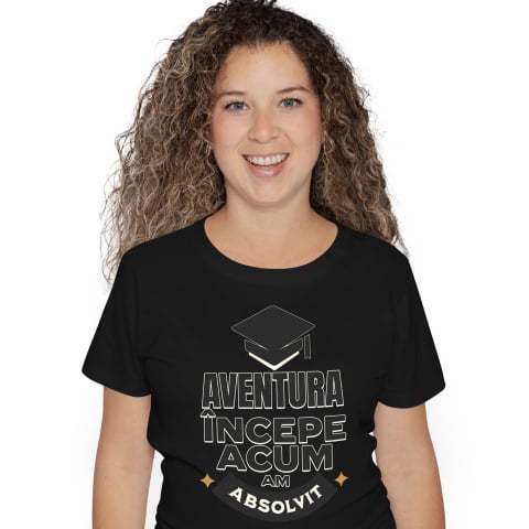 EDUCATIE - Tricou Femei, Barbati, Copii, Fata, Baiat, Unisex Personalizat Toca Absolvire | Cadou Personalizat pentru Absolvenți