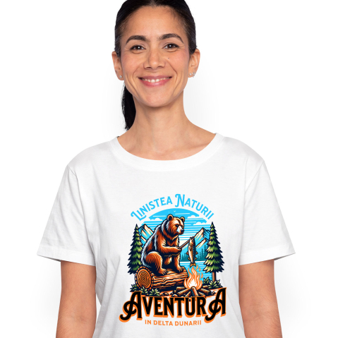 Tricou Femei, Barbati, Copii, Fata, Baiat, Unisex Personalizat Tricou Personalizat Aventură - „Liniștea Naturii, Delta Dunării” | Cadouri Outdoor