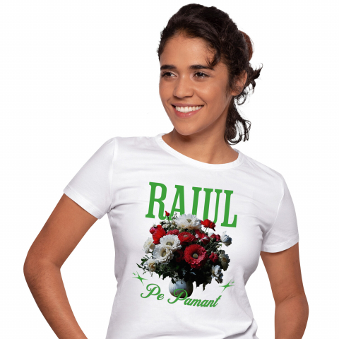 Tricou Femei, Barbati, Copii, Fata, Baiat, Unisex Personalizat Vaza cu Flori Colorate | Cadou Personalizat „Raiul Pe Pământ” | Decor Natural și Frumos