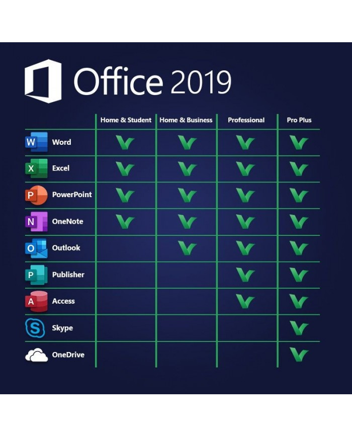 Microsoft Office 2019 Professional Plus, 32/64 bit, Toate limbile, Licenta electronica - Non-Redeem [3]