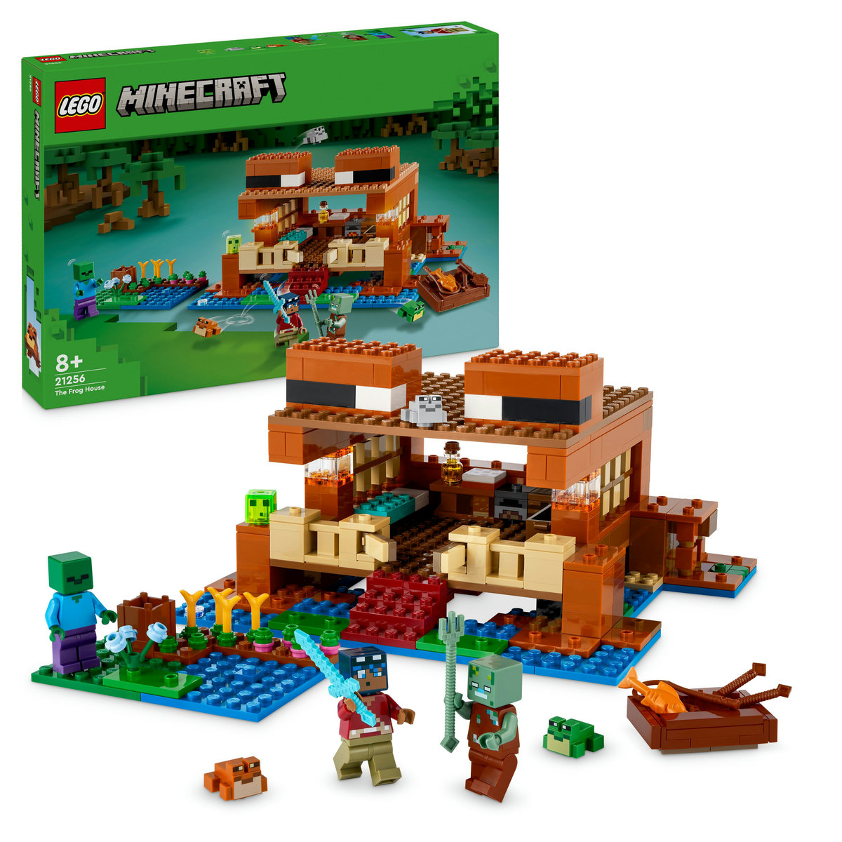 LEGO Minecraft - lego-minecraft-casa-broasca-21256-ani-8-piese-400