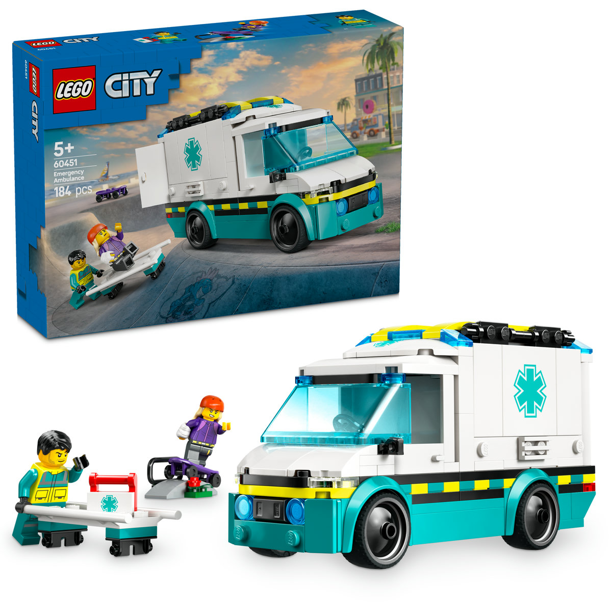 LEGO City - lego-city-ambulanta-urgente-60451-ani-5-piese-184