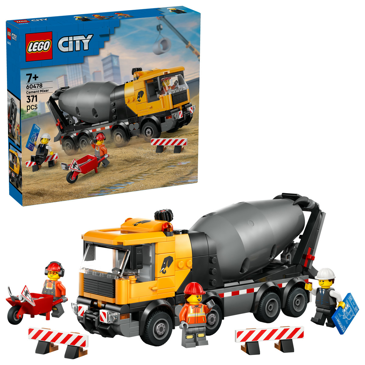 LEGO City - lego-city-autobetoniera-60478-ani-7-piese-371