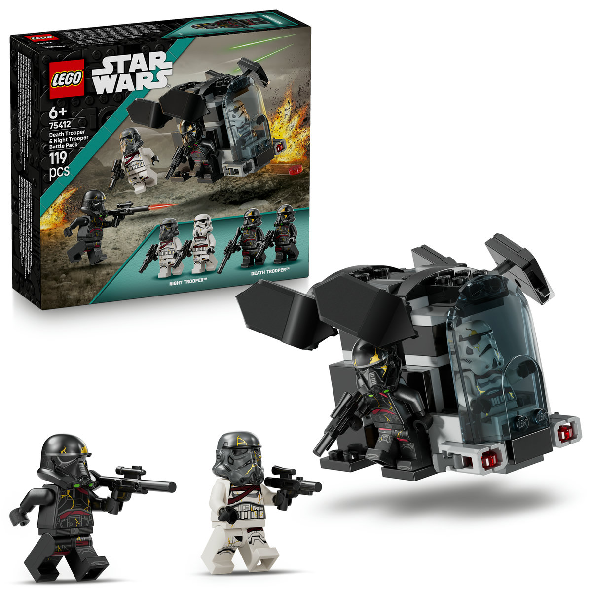 LEGO Star Wars - lego-star-wars-pachet-lupta-soldati-mortii-noptii-75412-ani-6-piese-119