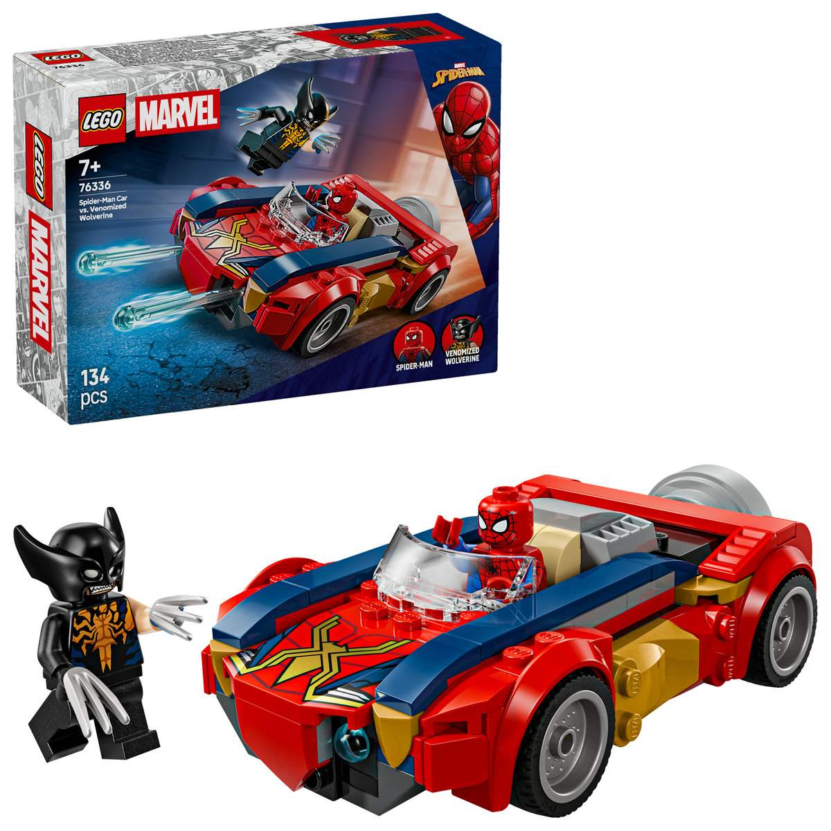 LEGO Marvel Super Heroes - lego-marvel-omul-paianjen-masina-wolverine-venomizat-76336-ani-7-piese-134