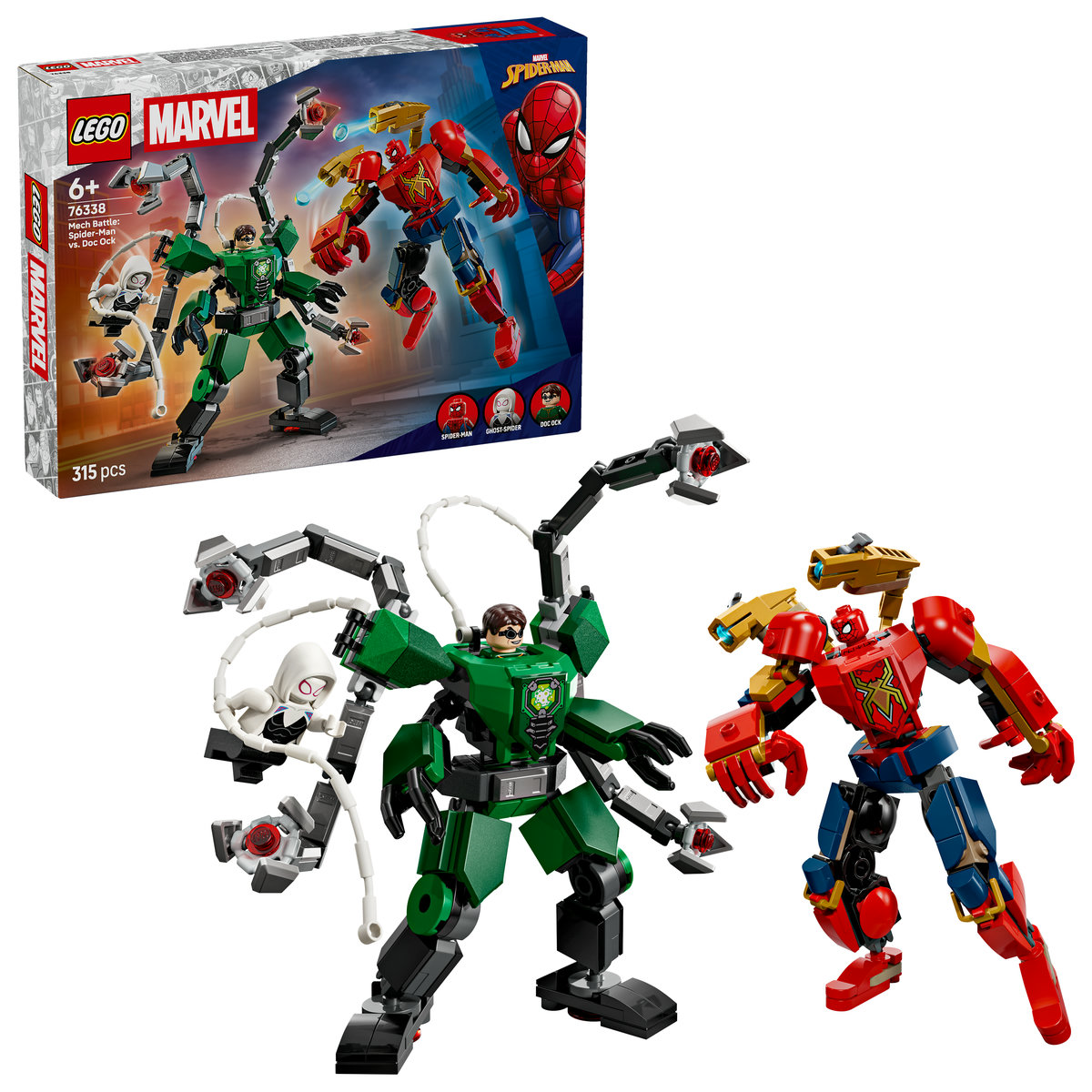 LEGO Marvel Super Heroes - lego-marvel-batalia-robotilor-paianjen-doc-ock-76338-ani-6-piese-315