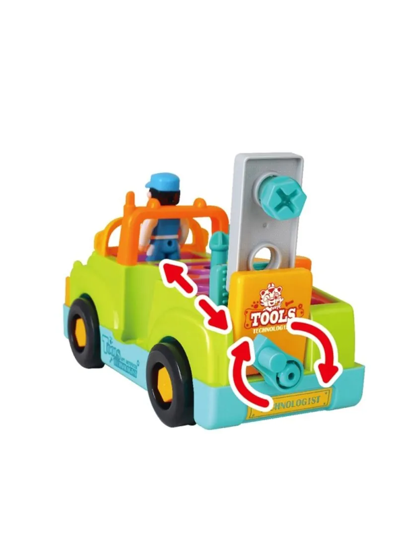 CAMIONUL PLIN CU SCULE AL MICULUI MECANIC CU LUMINI SI SUNETE [4]