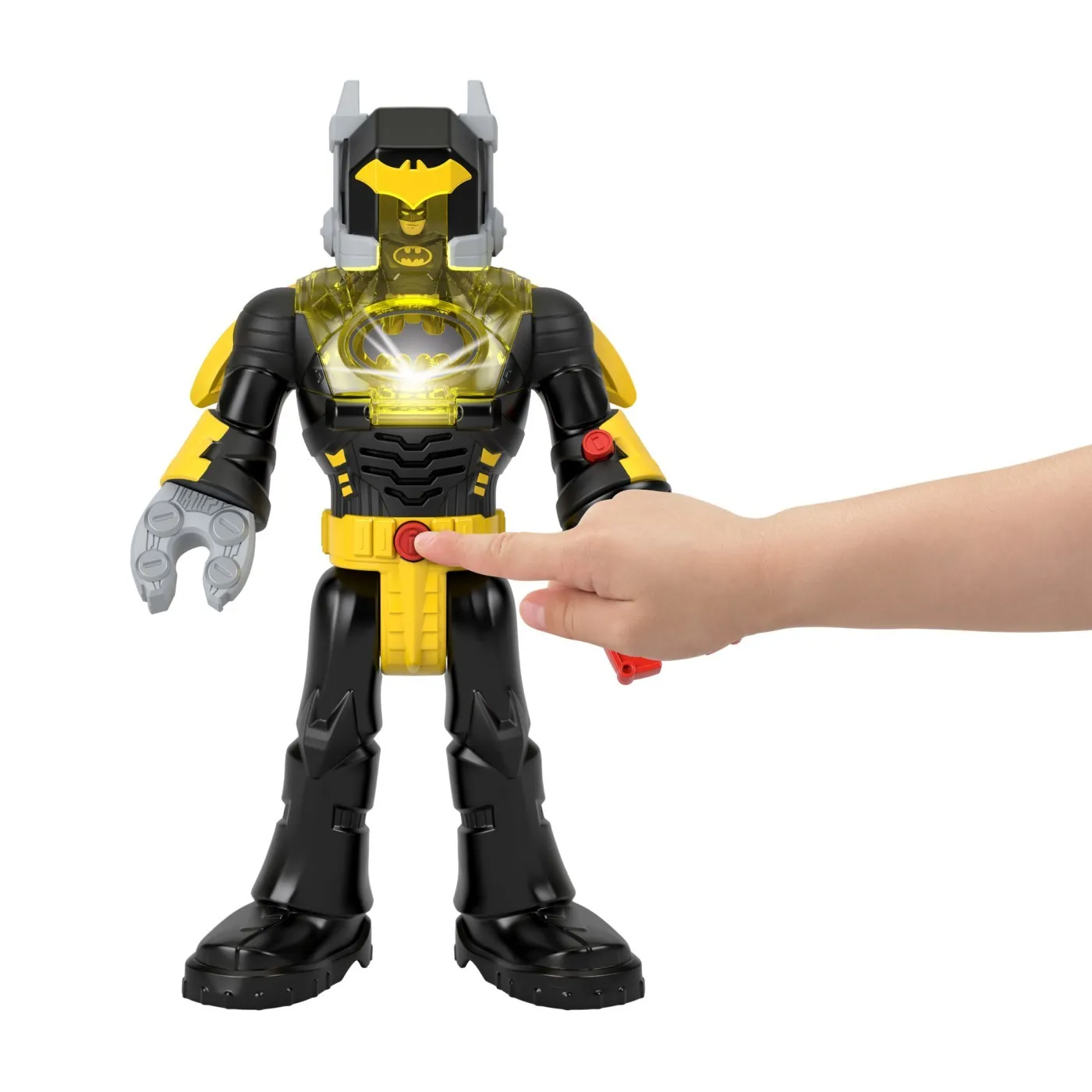 FISHER PRICE IMAGINEXT DC SUPER FRIENDS SET FIGURINA BATMAN SI COSTUM EXO CU LUMINI SI SUNETE [6]