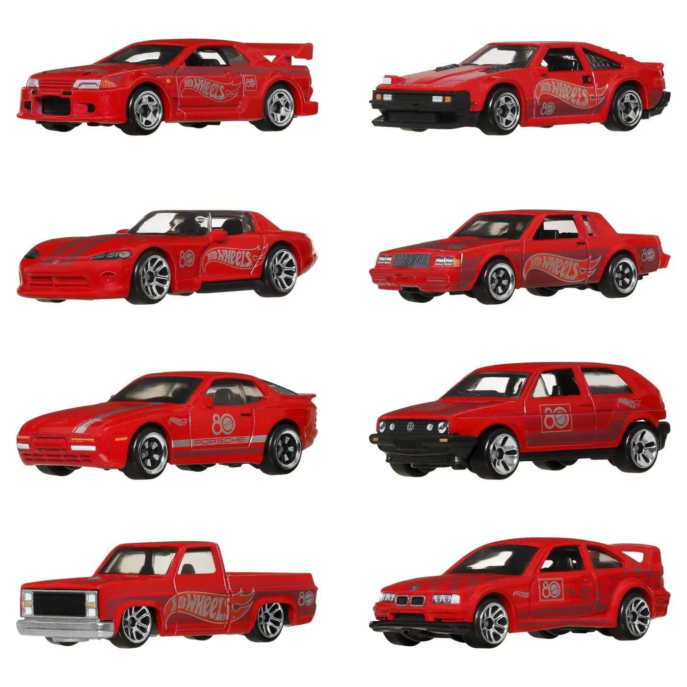 HOT WHEELS SILVER SERIES ANIVERSAREA A 80 DE ANI SET 8 MASINUTE METALICE SCARA 1 LA 64 [2]