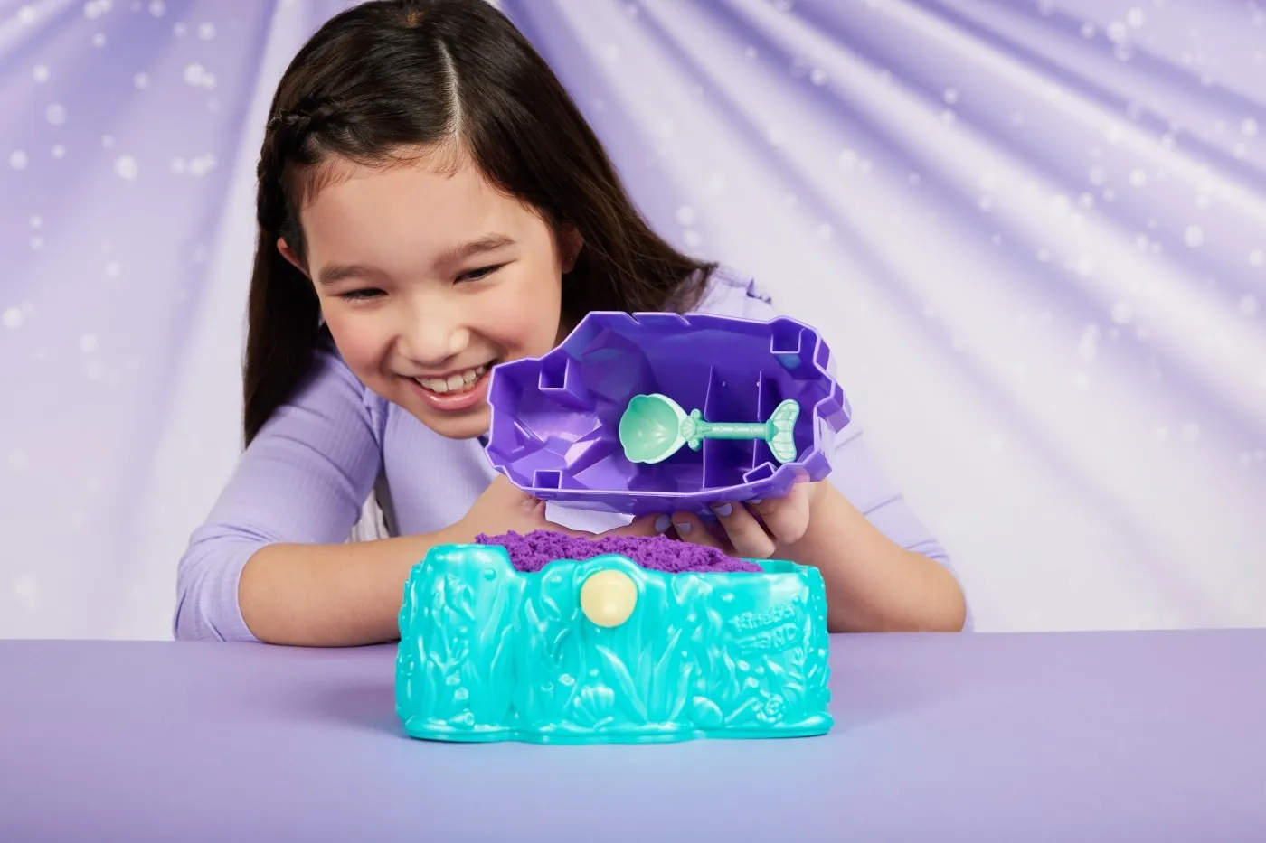KINETIC SAND SET MERMAID CRYSTAL [4]