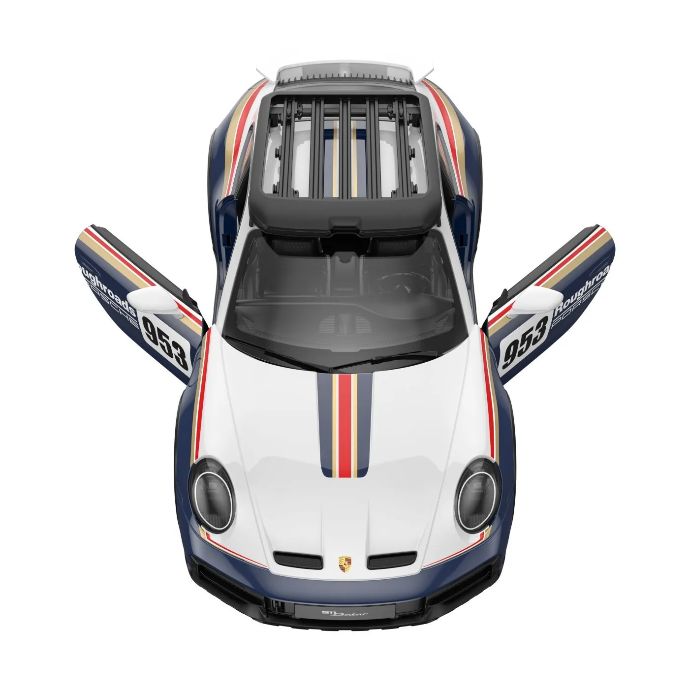 MASINA CU TELECOMANDA PORSCHE 911 DAKAR SCARA 1 LA 14 [6]