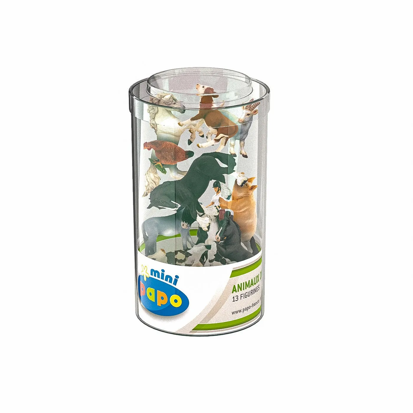 PAPO FIGURINA SET 13 MINIFIGURINE ANIMALE FERMA [2]