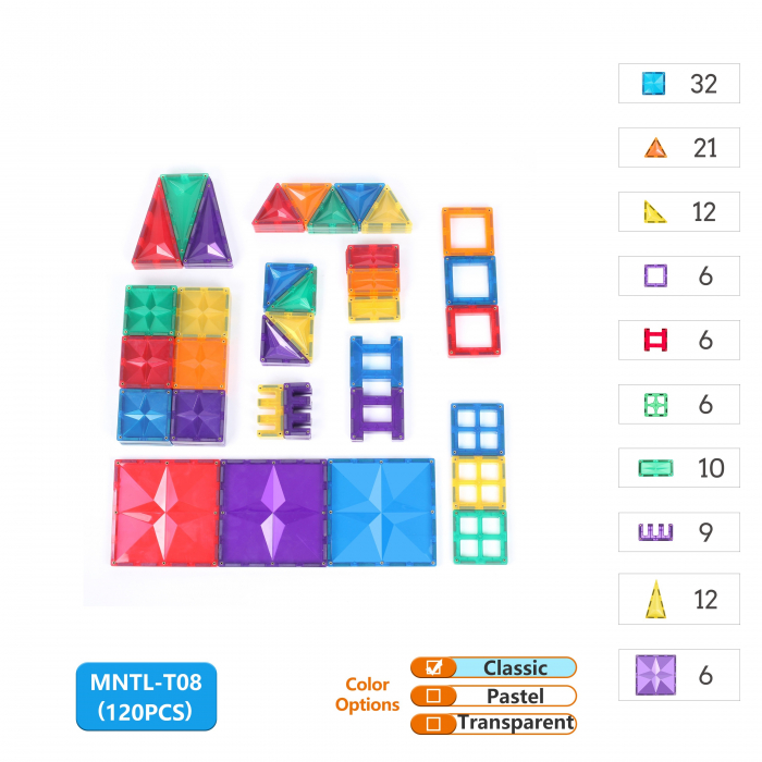 Set-Constructie-Magnetic-120-Piese-Multicolore-Stoys [3]