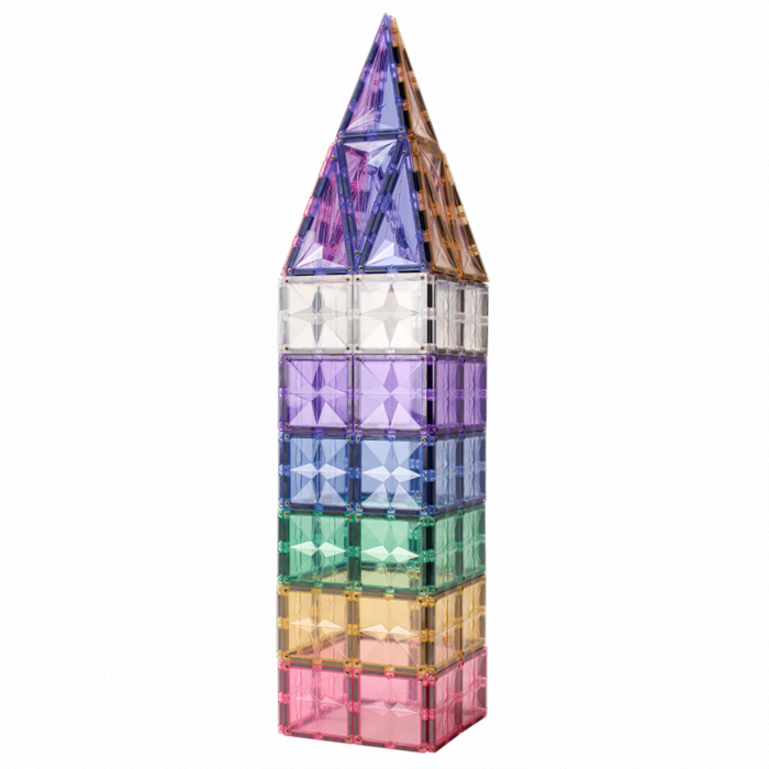 Set-Constructie-Magnetic-Tiles-120-Piese-Forme-Geometrice-Pastel-Stoys [8]