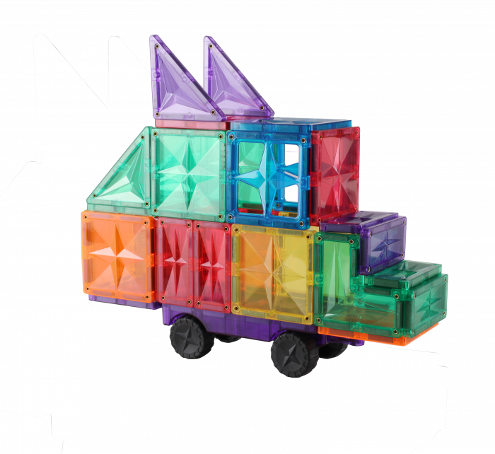 Set de Constructie Magnetic 29 Piese, Forme Geometrice Diverse - stoys.ro [5]