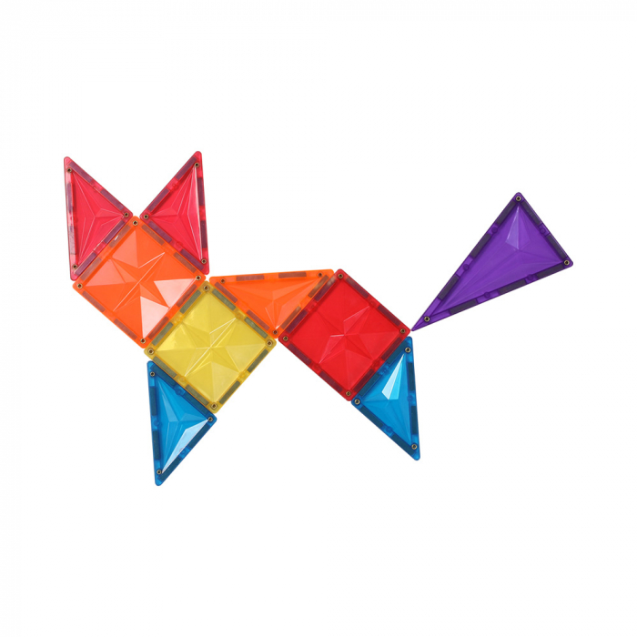 Set-Constructie-Magnetic-Tiles-72-Piese-Multicolore-2D-3D-Stoys [7]