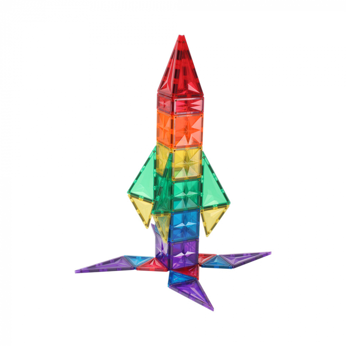 Set-Constructie-Magnetic-Tiles-72-Piese-Multicolore-2D-3D-Stoys [4]