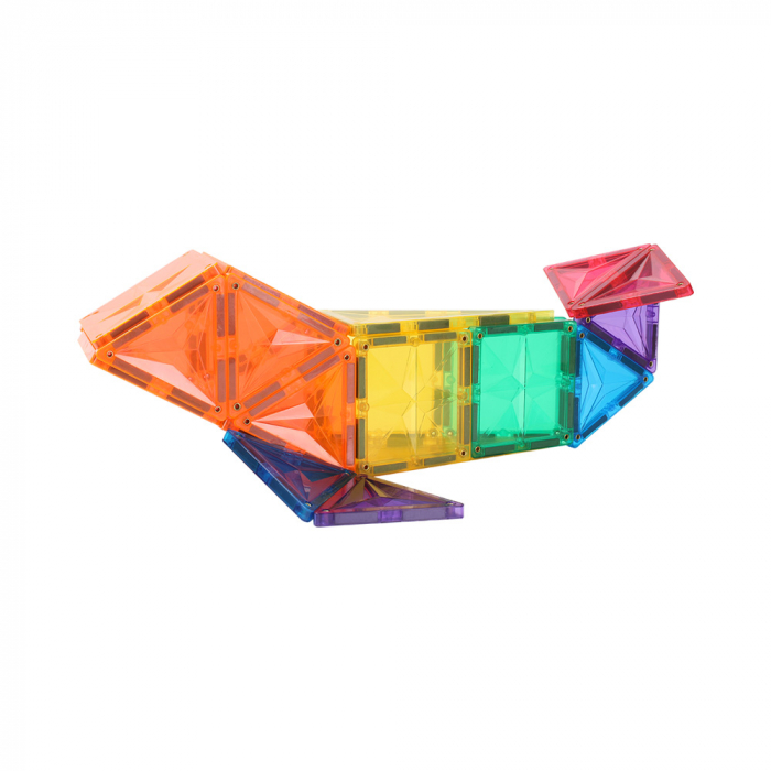 Set-Constructie-Magnetic-Tiles-72-Piese-Multicolore-2D-3D-Stoys [5]