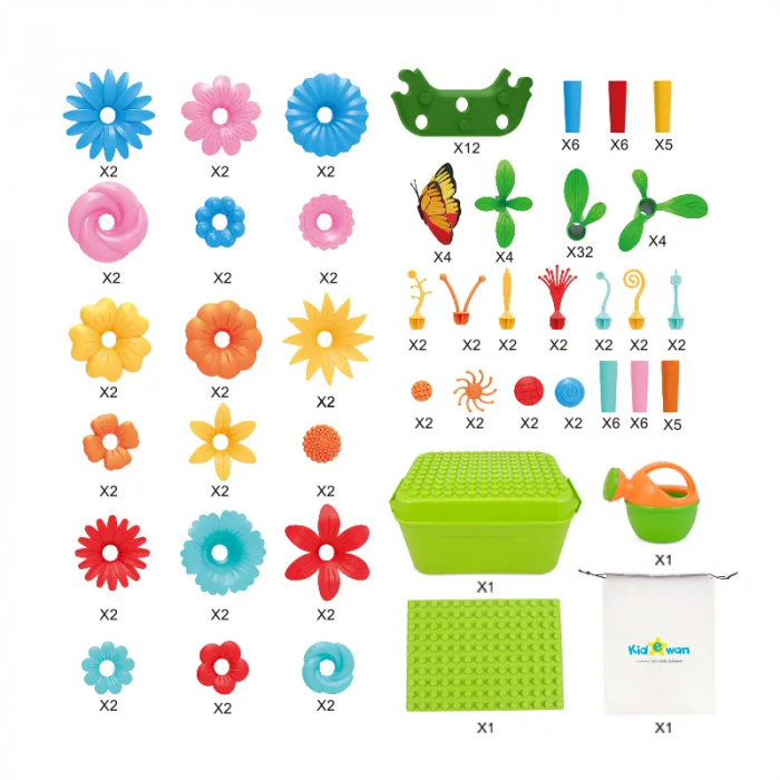 Set Educativ Grădina cu Flori 152 Piese - Jucărie Creativă pentru Copii | Stoys.ro [3]