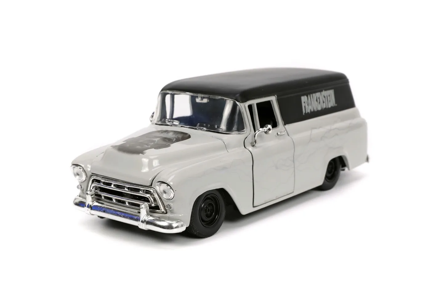 SET MASINUTA 1957 CHEVY SUBURBAN SI FIGURINA FRANKENSTEIN [5]
