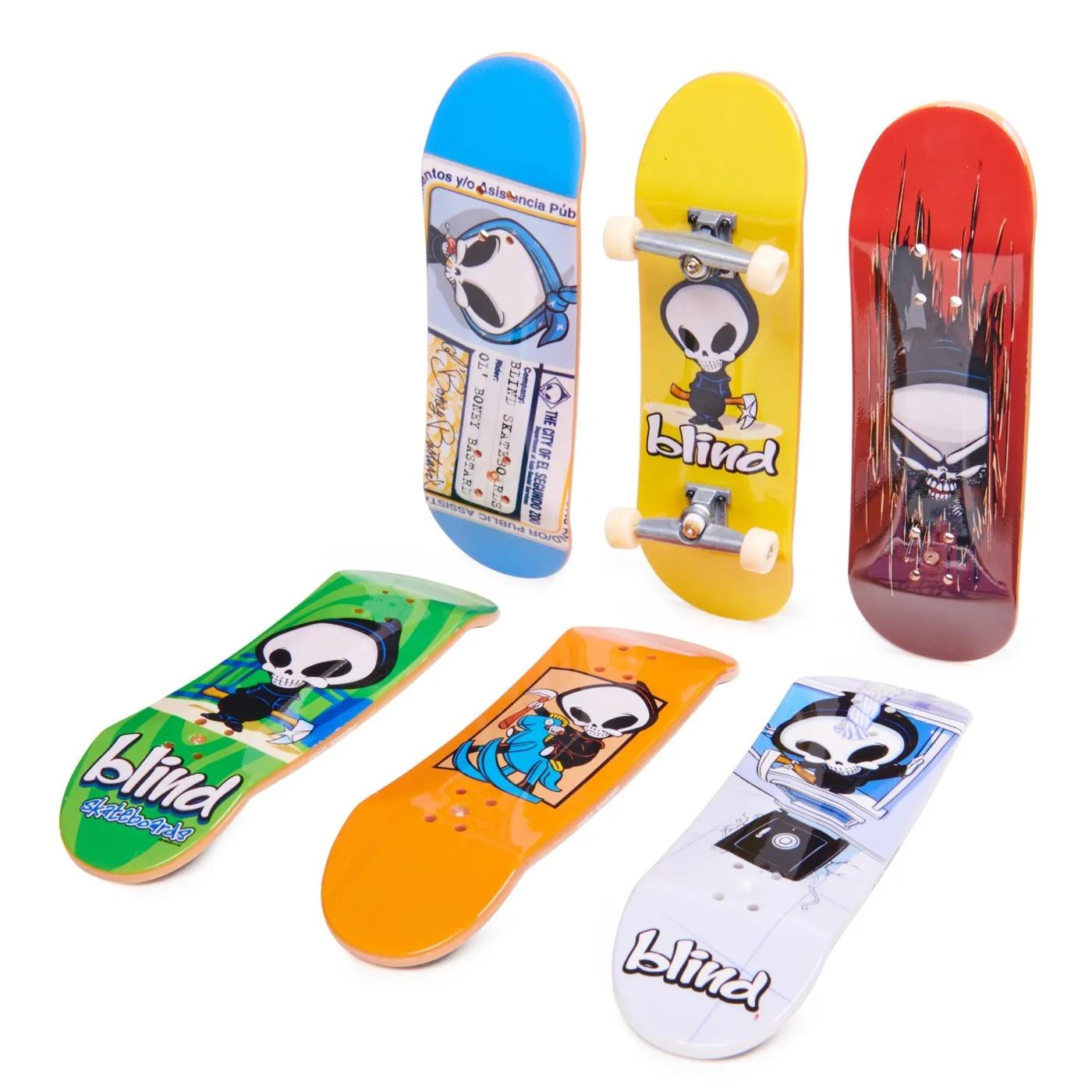 TECH DECK PACHET 6 PIESE CU ACCESORII FINGERBOARD BLIND [3]