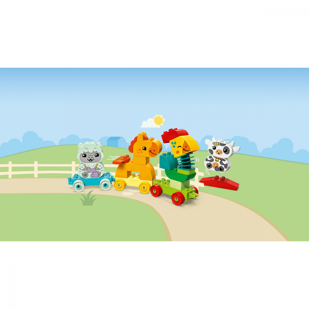 Tren cu animale, 1.5 + ani, 19 Piese, LEGO DUPLO [10]
