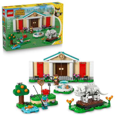 LEGO – Jocuri & gaming - lego-animal-crossing-colectia-muzeu-blathers-77056-ani-7-piese-543
