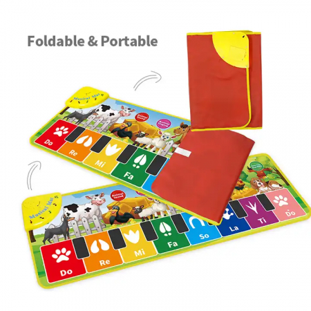 Covoras Muzical Interactiv Tema Ferma - Jucarie Educativa pentru Copii | stoys.ro [5]