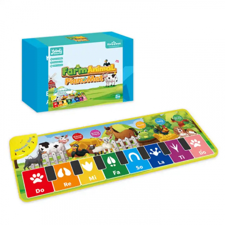 Covorase Muzicale Interactive - Covoras Muzical Interactiv Tema Ferma - Jucarie Educativa pentru Copii | stoys.ro