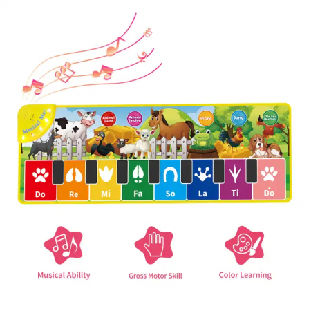 Covoras Muzical Interactiv Tema Ferma - Jucarie Educativa pentru Copii | stoys.ro [1]