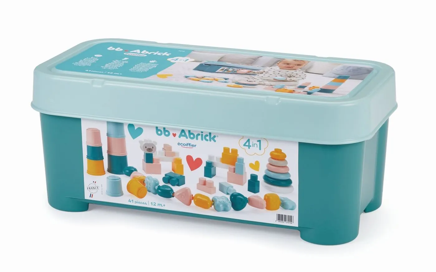 Ecoiffier - ecoiffier-bb-abrick-set-constructie-4in1.webp