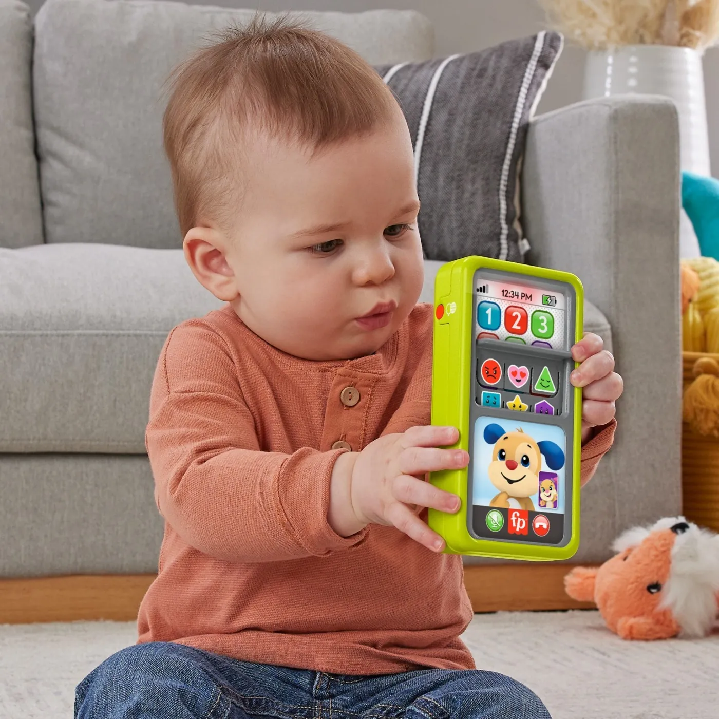 FISHER PRICE LAUGH&LEARN 2IN1 SMARTPHONE IN LIMBA ROMANA [6]
