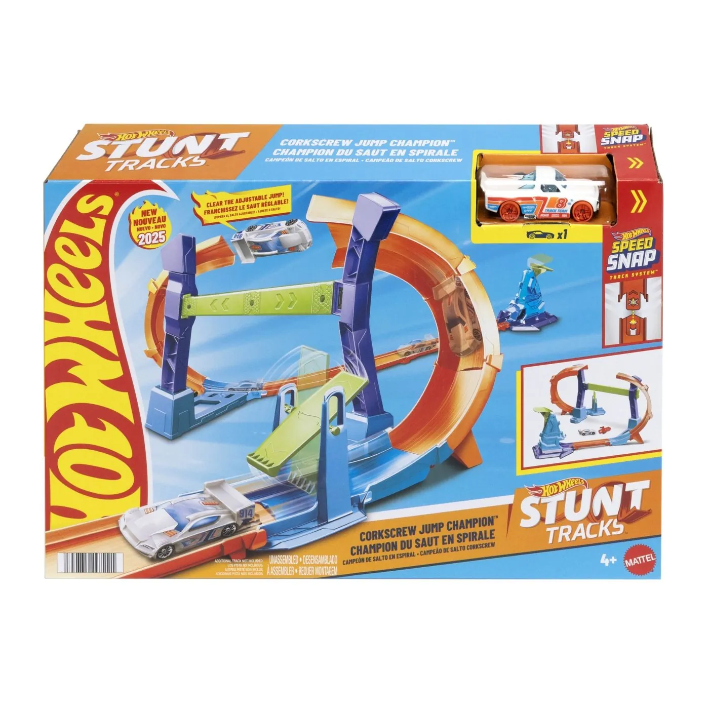 HOT WHEELS - HOT WHEELS CIRCUIT CAMPIONUL SARITURII IN SPIRALA