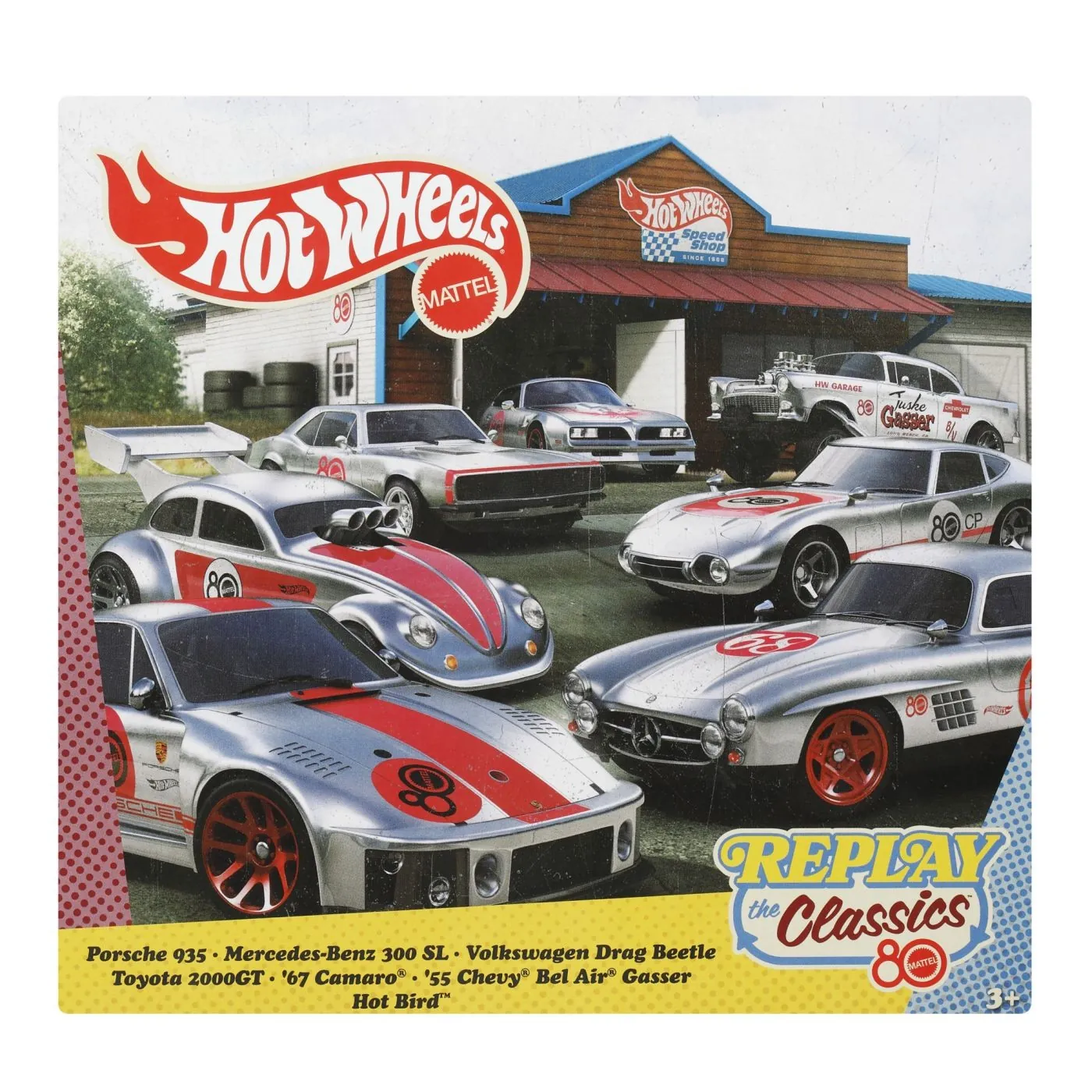 HOT WHEELS - HOT WHEELS REPLAY THE CLASSIC SET 7 MASINUTE METALICE SCARA 1 LA 64