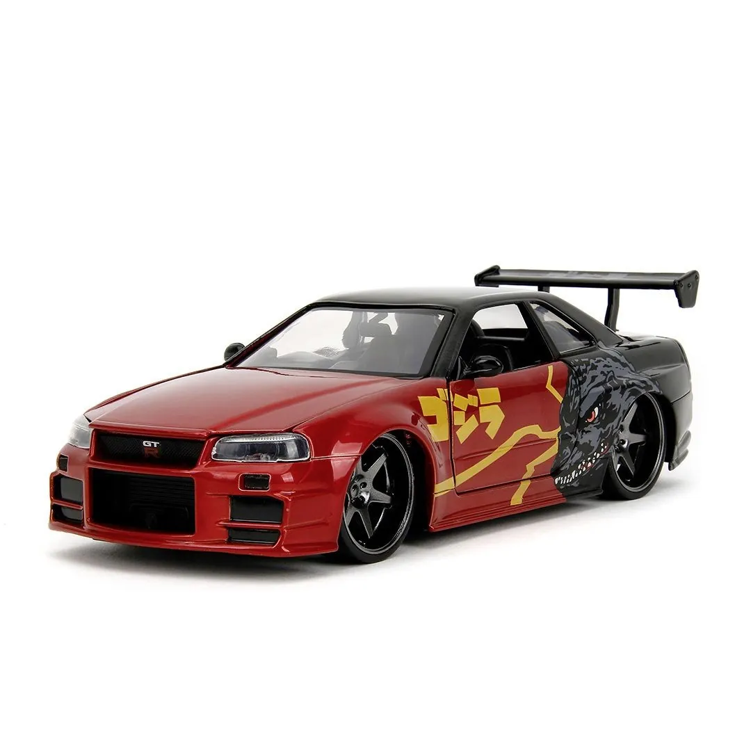 JADA GODZILLA MASINUTA METALICA NISSAN SKYLINE GTR SCARA 1 LA 24 [1]