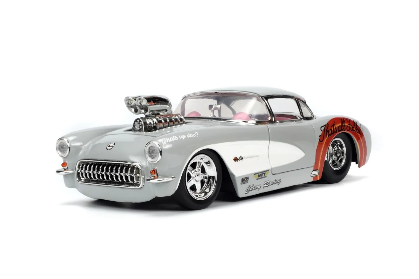 JADA MASINUTA METALICA BUGS BUNNY 1957 CHEVROLET CORVETTE 1:24 [2]