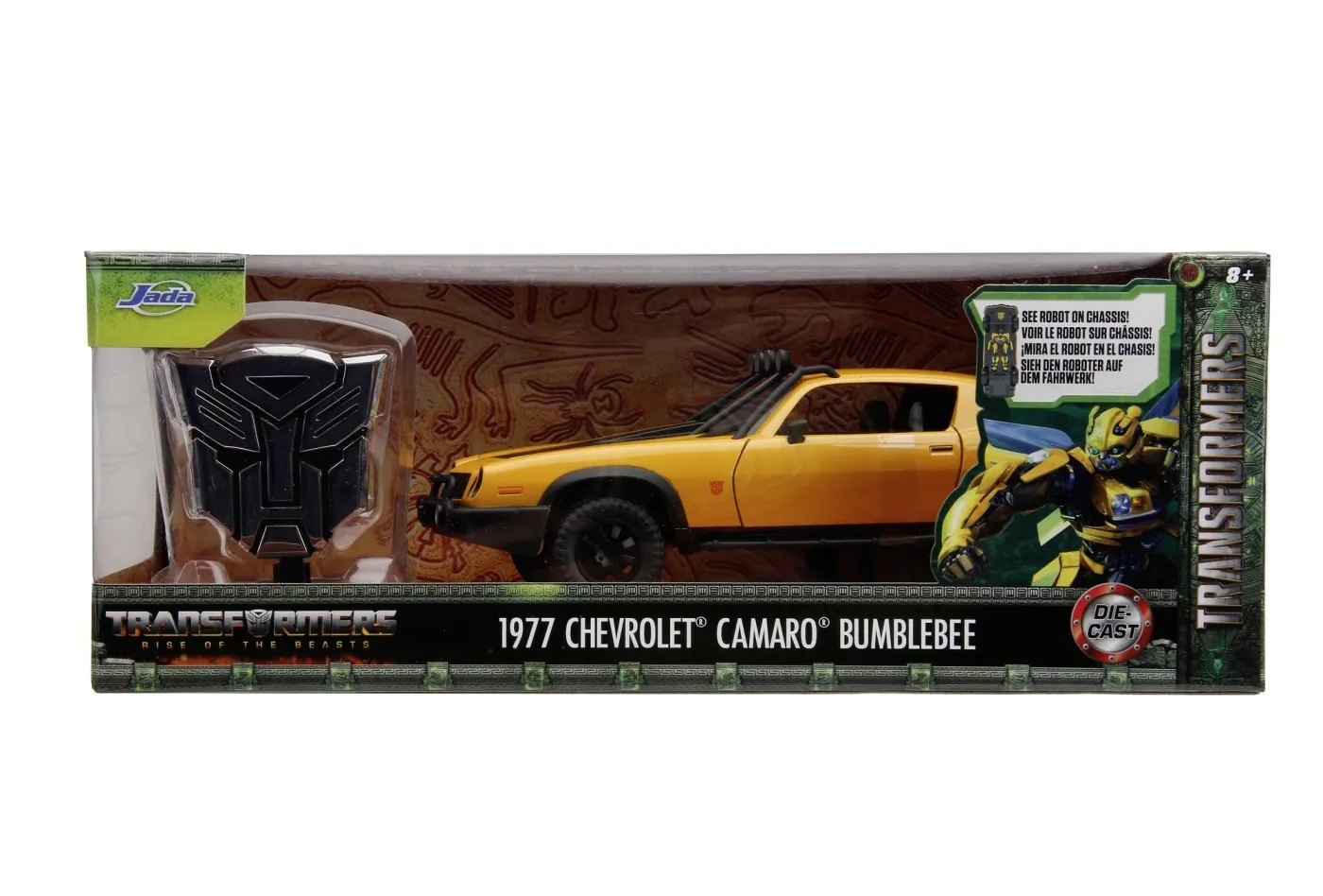 JADA TRANSFORMERS MASINUTA METALICA BUMBLEBEE CHEVROLET CAMARO 1:24 [2]