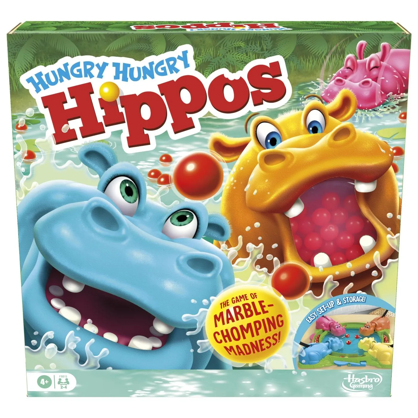 Jocuri de societate - JOC HUNGRY HUNGRY HIPPOS REFRESH IN LIMBA ENGLEZA