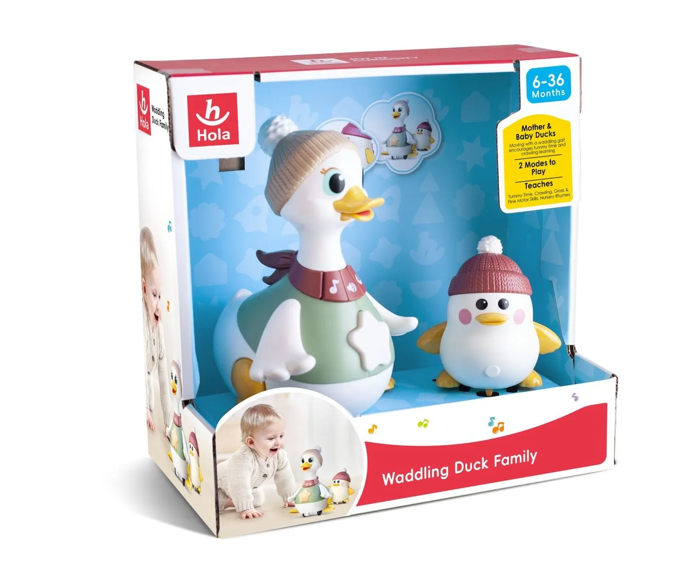 Jucarii interactive si educative - JUCARIE INTERACTIVA FAMILIA DE RATUSTE LA PLIMBARE