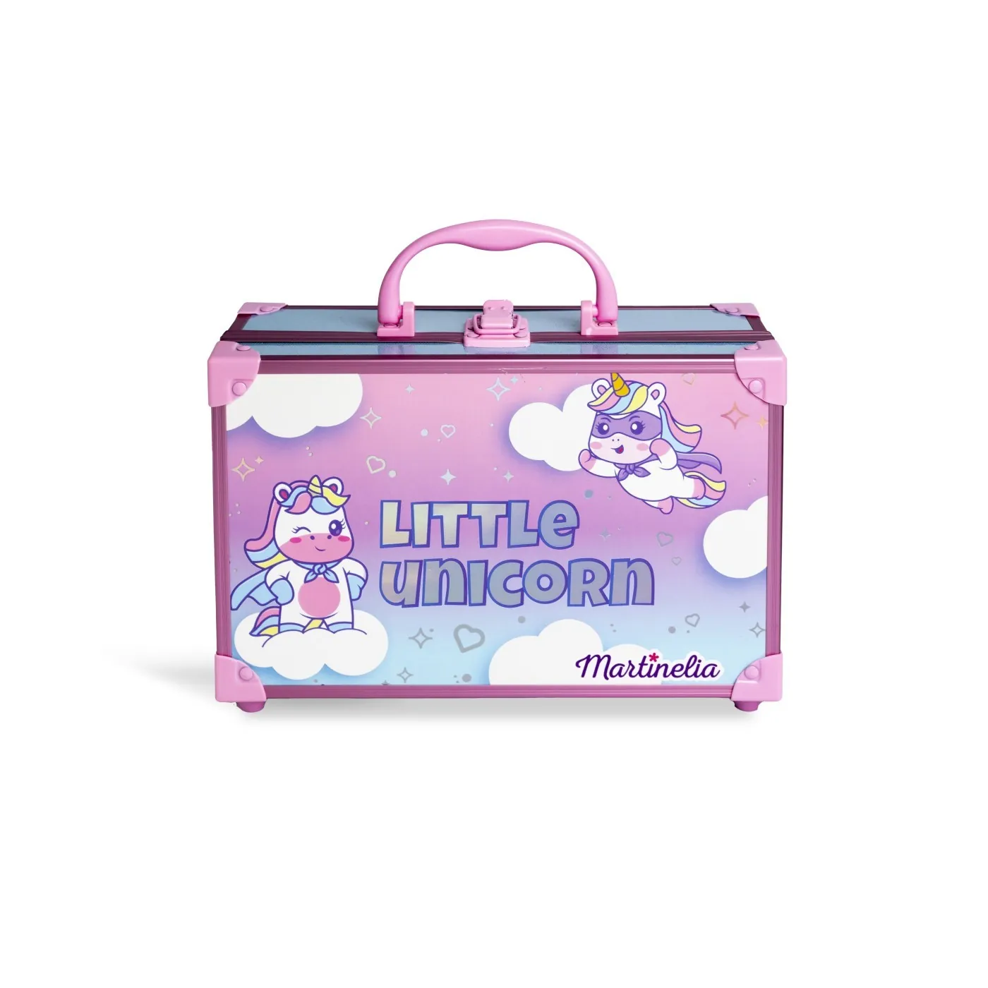 Jocuri de rol si Imitatie - MARTINELIA LITTLE UNICORN TRUSA MAKE-UP IN SERVIETA DE METAL