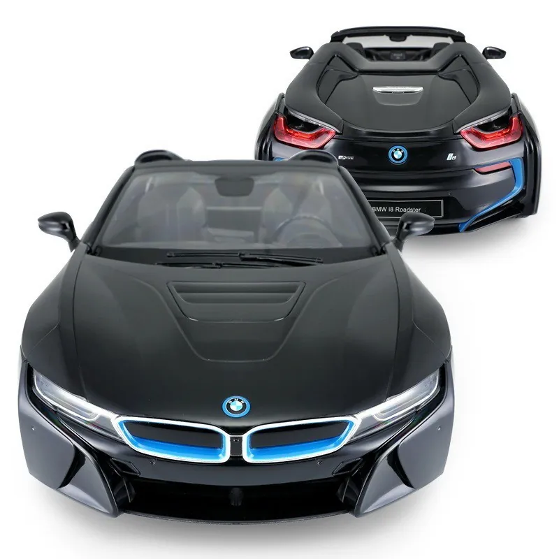 MASINA CU TELECOMANDA BMW I8 NEGRU SCARA 1 LA 12 [2]